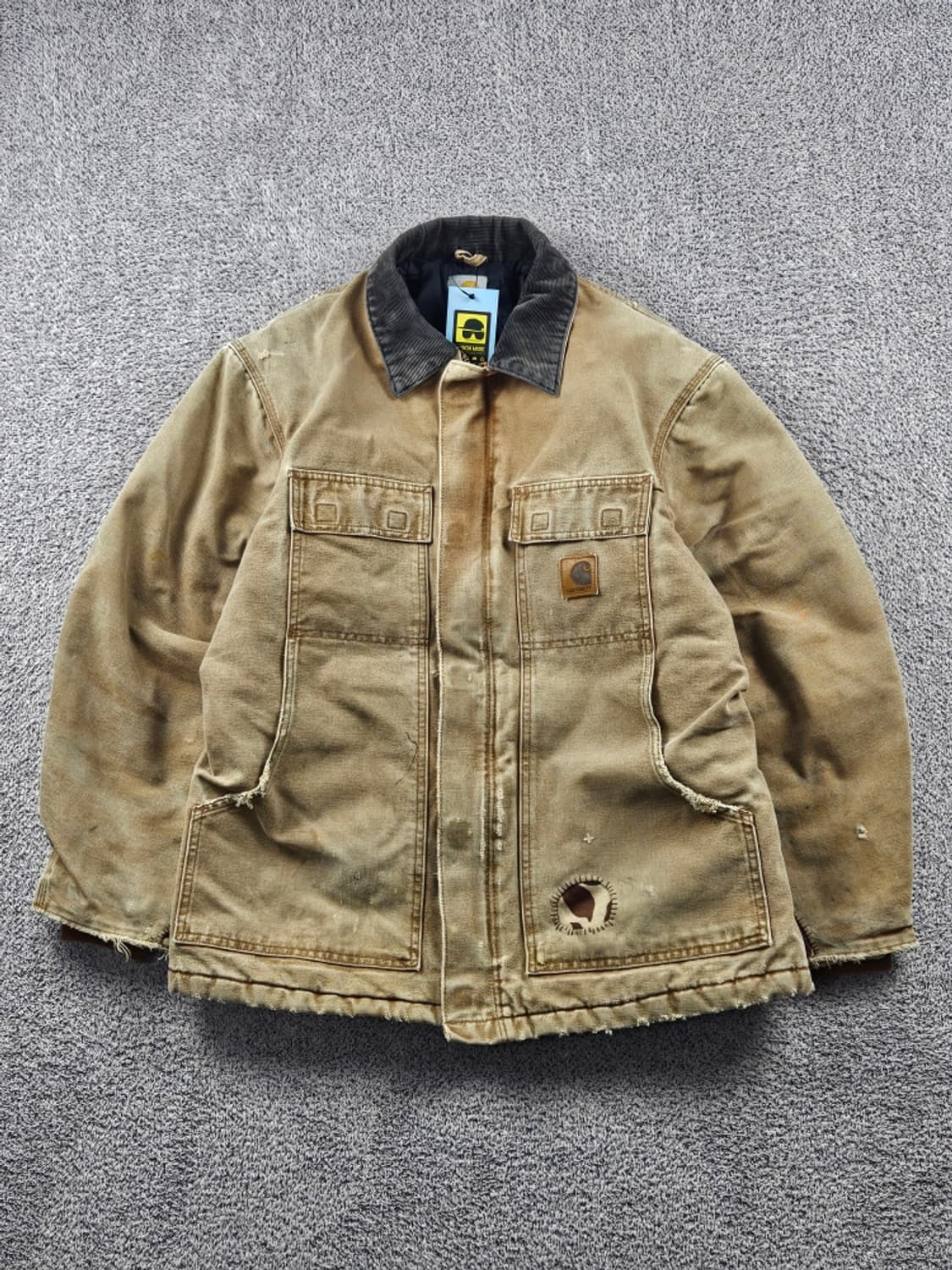 칼하트 C26 리페어 커스텀 덕 초어 워크 자켓 ( M ) / 11171 상품이미지1