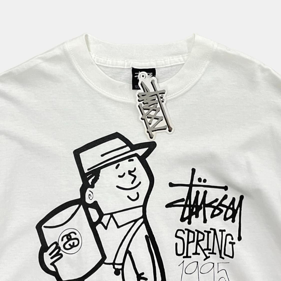 (M) 빈티지 스투시 SPRING 1995 HERITAGE XXV 반팔티 상품이미지2