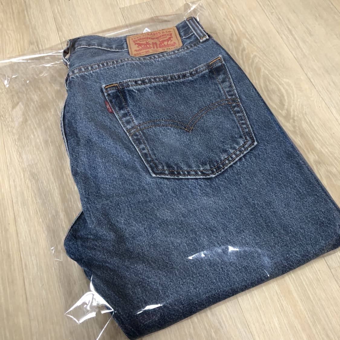 (32) 리바이스 Levi's 555 96 릴렉스 스트레이트진 중청 데님 상품이미지10