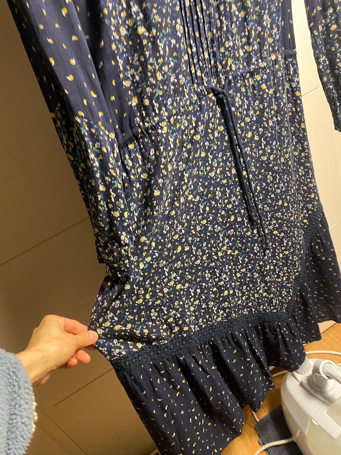 써스데이아일랜드 플라워 롱 원피스 S 상품이미지6