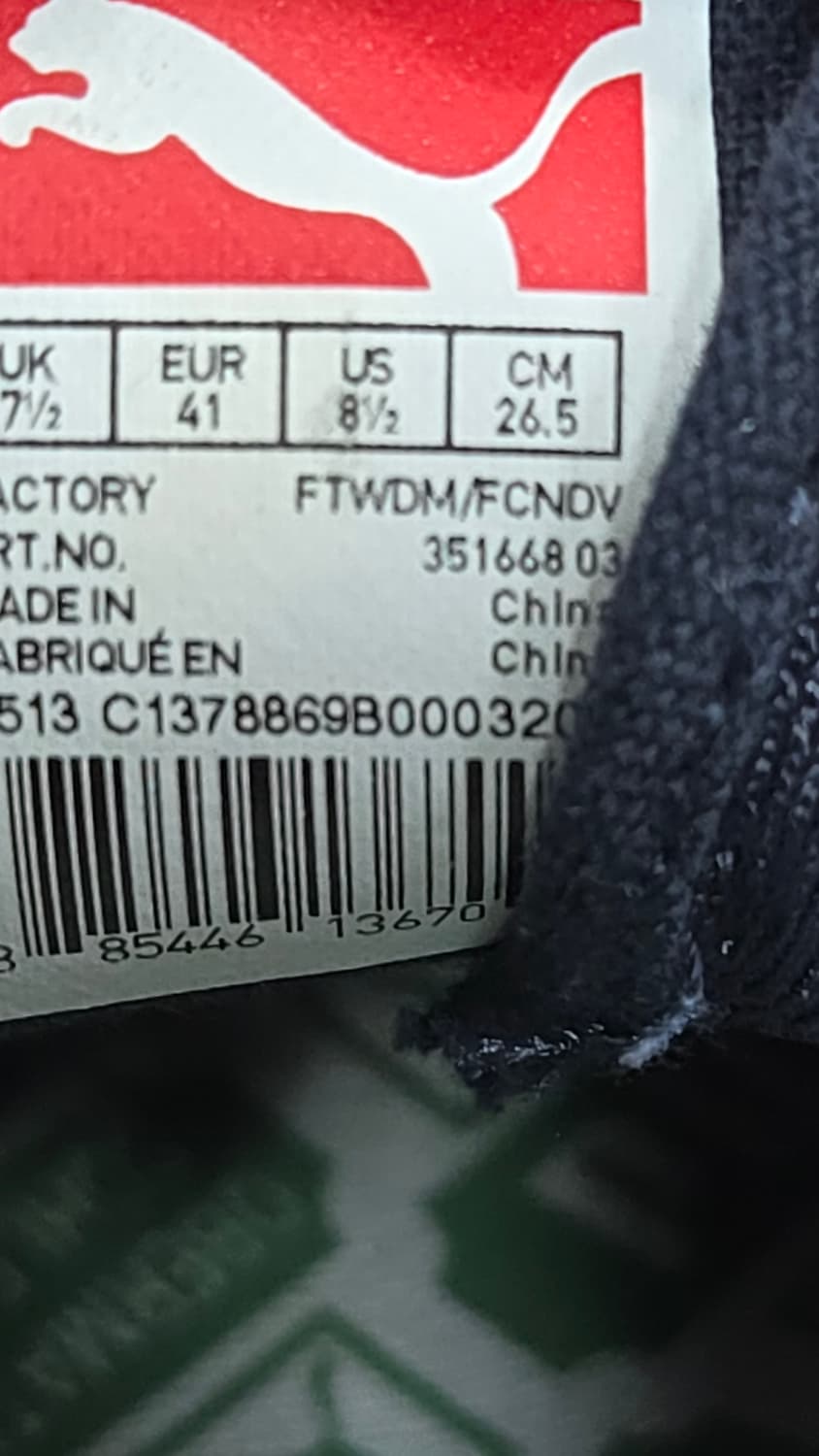 푸마 265mm- 남성용 Tt 슈퍼 Cc 레이스업 패션 스니커즈 상품이미지7