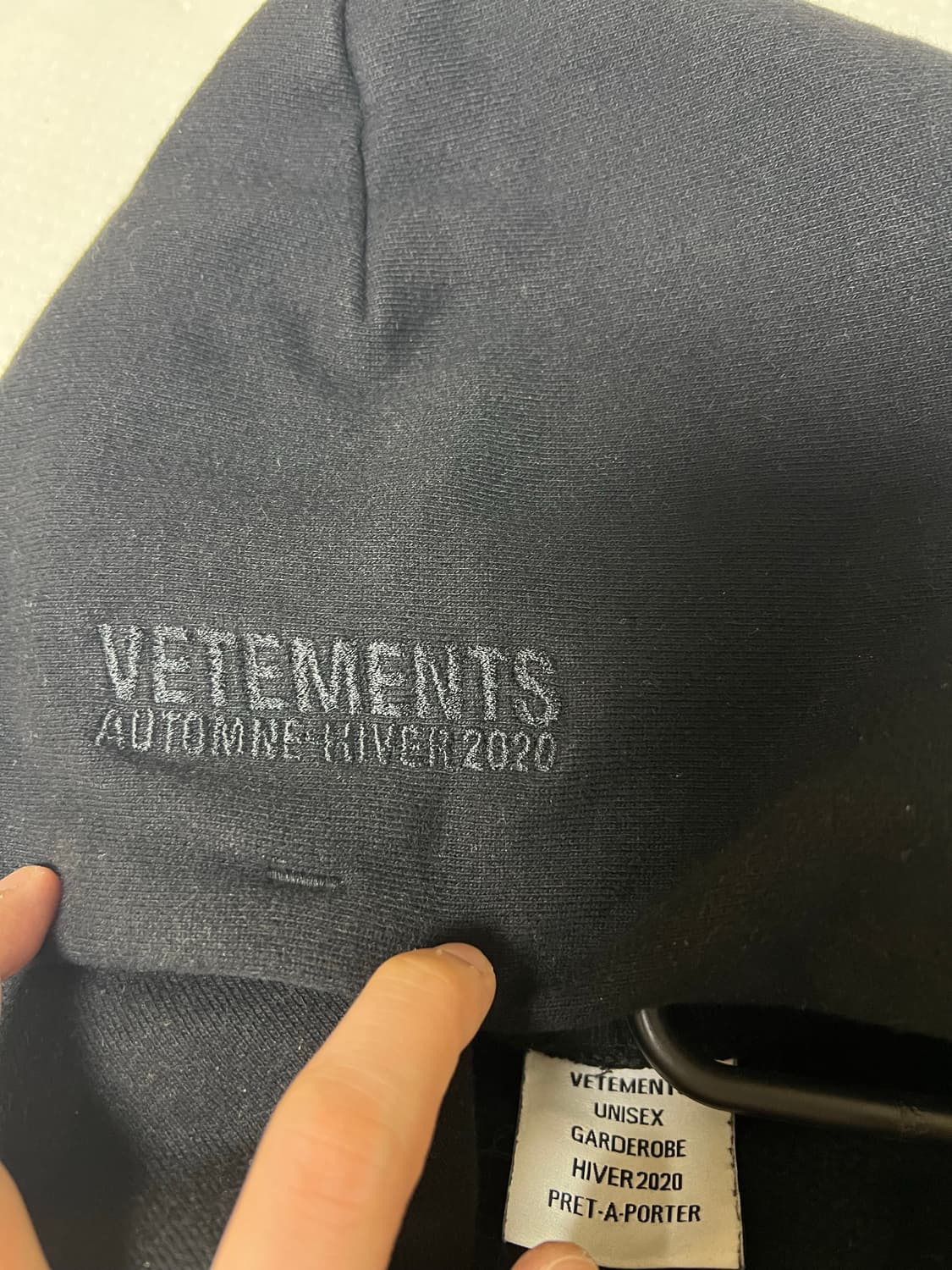 VETEMENTS 기모 후드티 상품이미지3