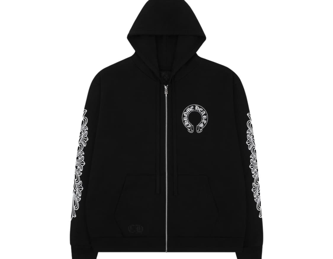 크롬하츠 후드집업 블랙 m사이즈 판매합니다 상품이미지1