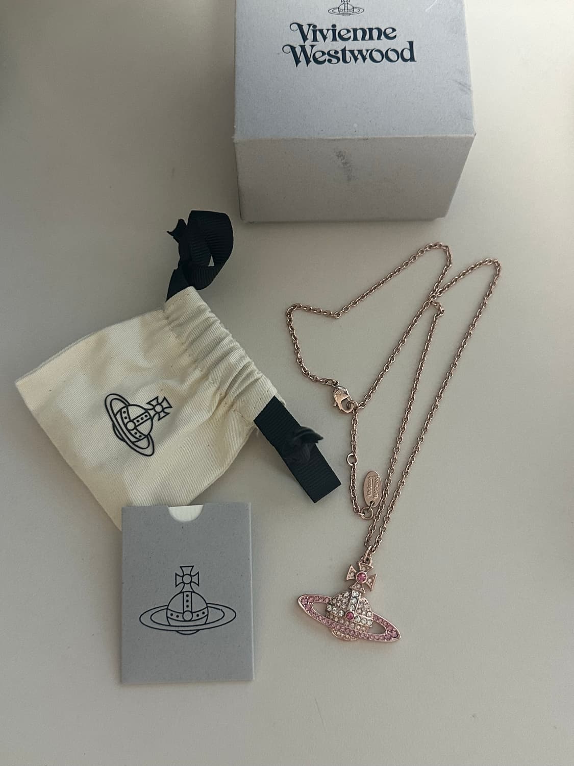 비비안웨스트우드 미니 바스 릴리프 핑크골드 상품이미지3