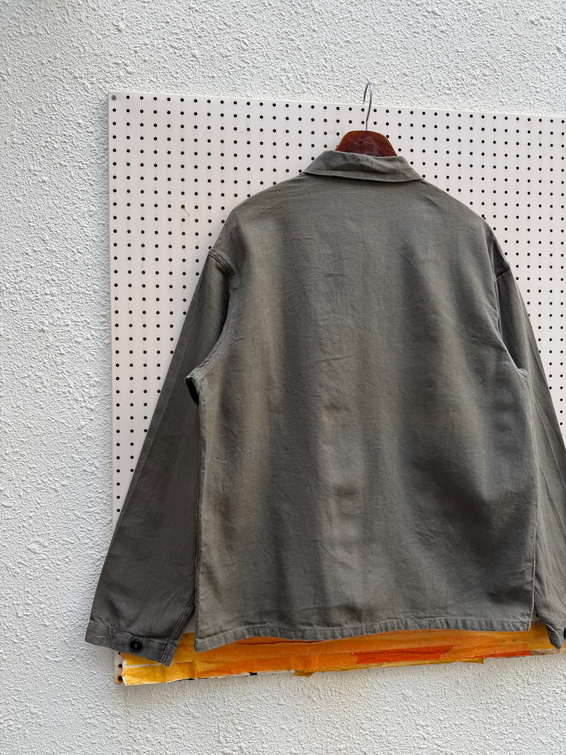 1970s FADED OLIVE KHAKI GERMAN 70s독일워크자켓 상품이미지9