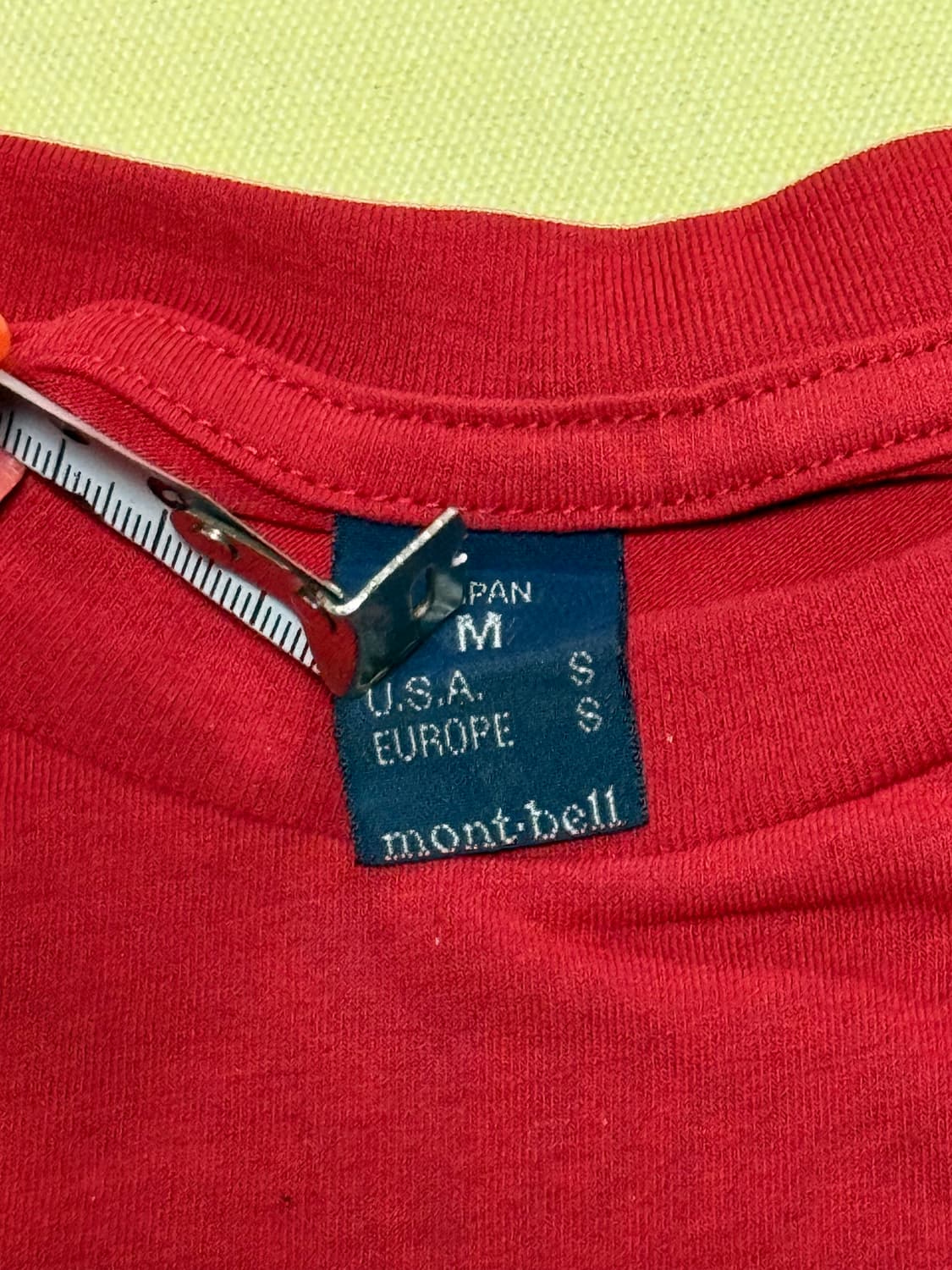 몽벨 빈티지 센터 로고 티셔츠 상품이미지3