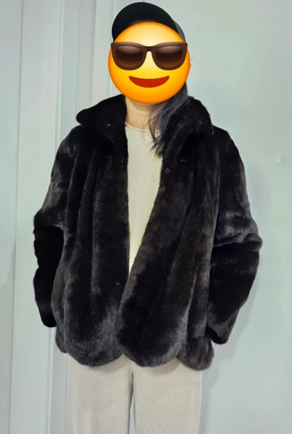 BLACKGLAMA 블랙글라마 밍크 코트 ~66 상품이미지9