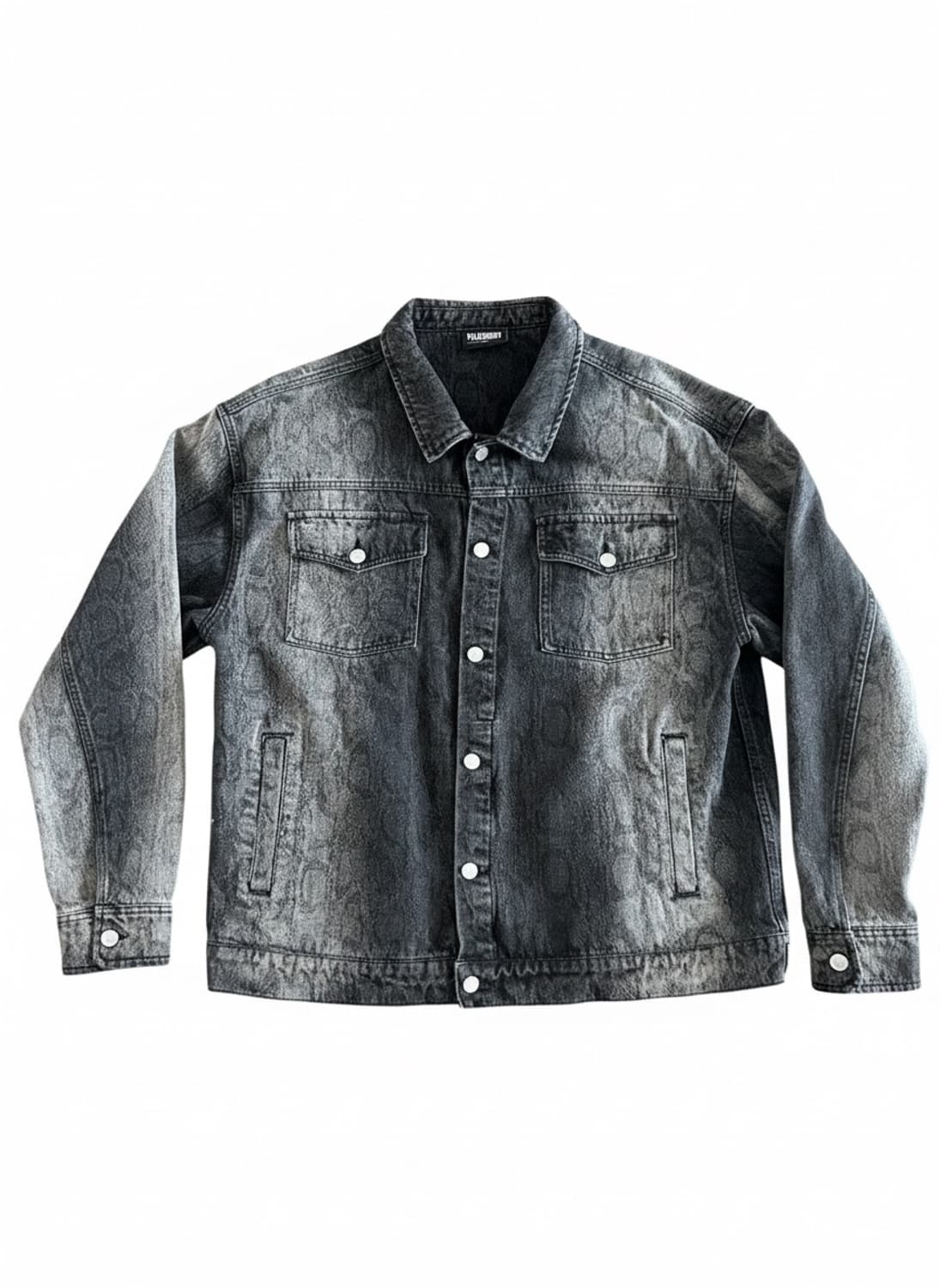 [XL] 플레져스 엔코어 트러커 스네이크 프린트 데님자켓 상품이미지1