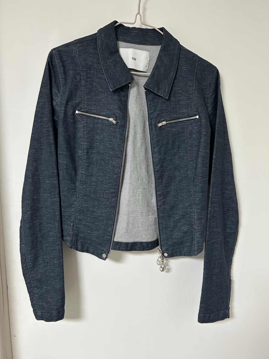 유즈 데님 투웨이 집업 상품이미지1