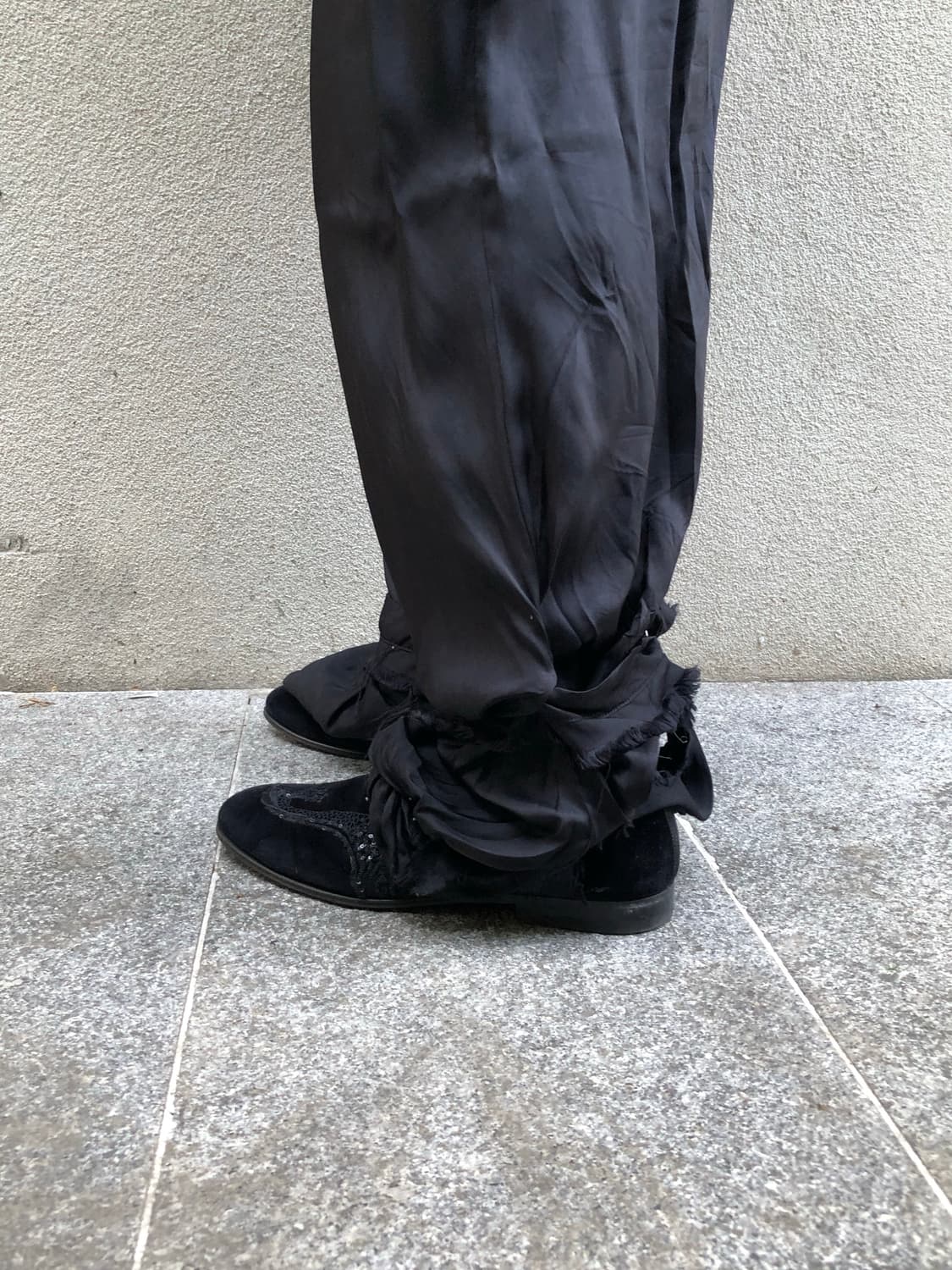 알렉산더 맥퀸 벨벳 스펭클 로퍼 상품이미지2
