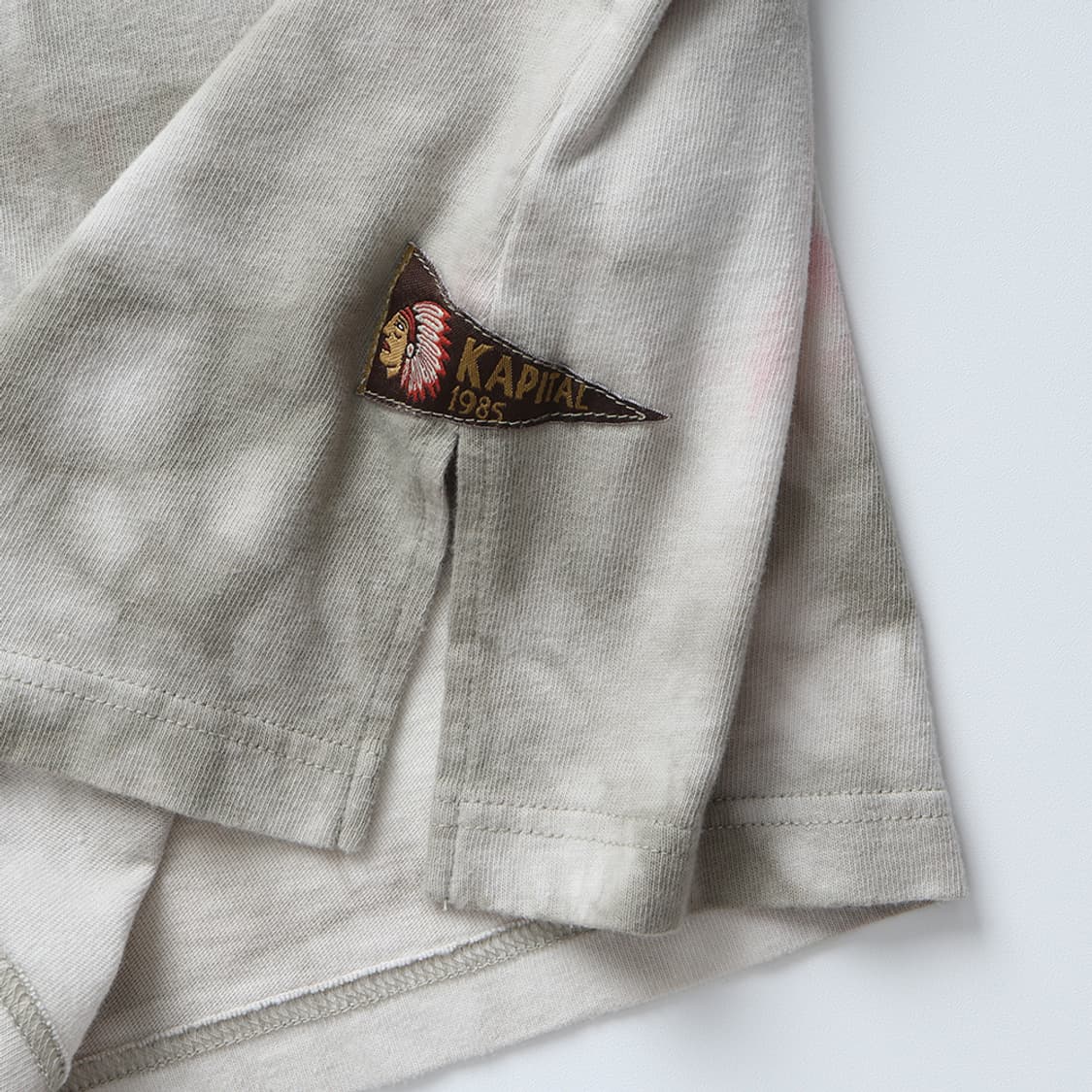 캐피탈 KAPITAL Pennant T Smoky ASHBURY DYED 상품이미지7