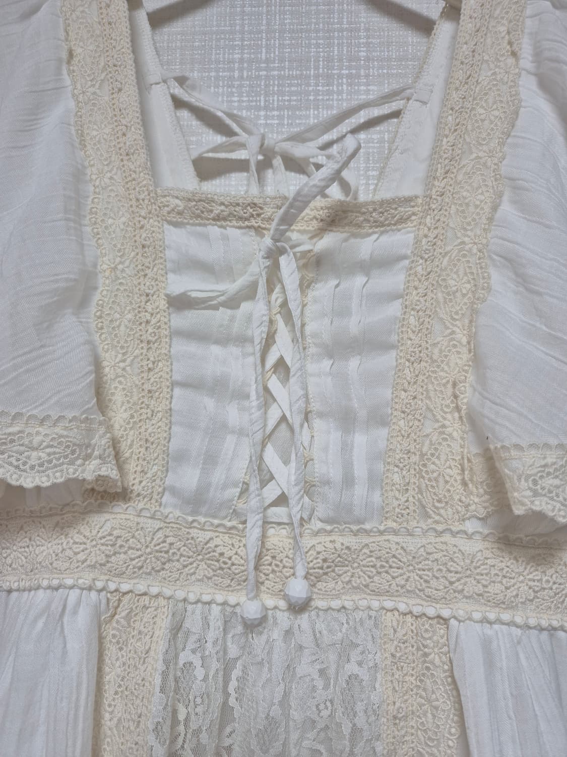 리즈리사 초고전템 히메갸루 오프화이트 원피스 상품이미지3