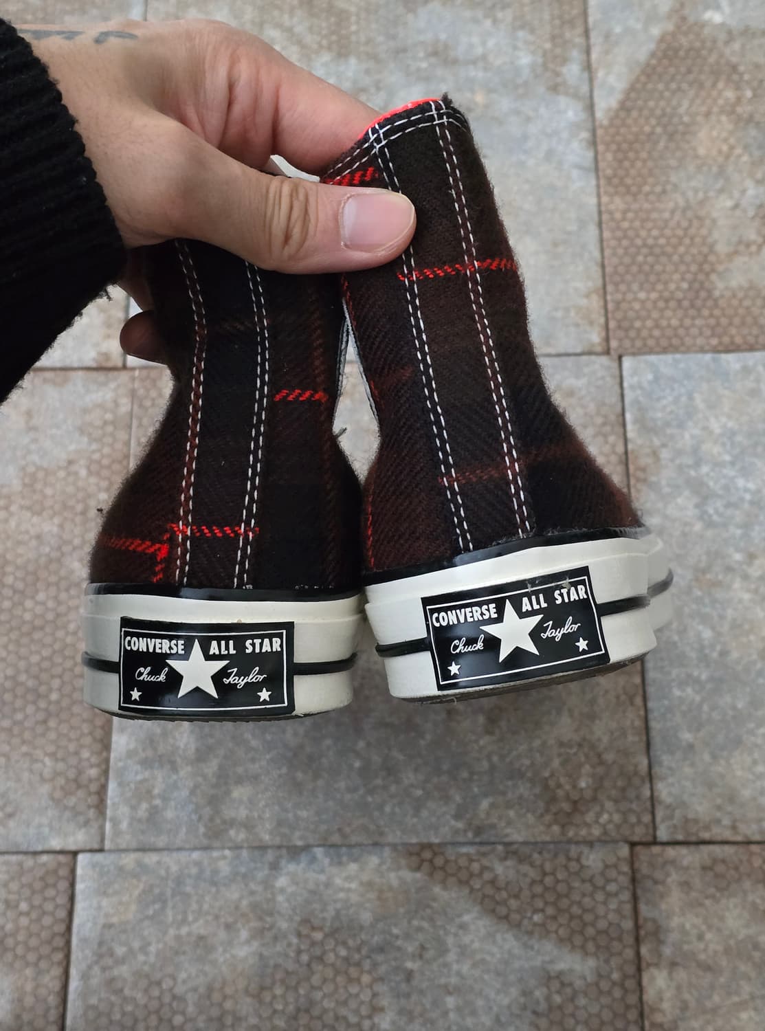 (230)컨버스 척 70 플래드 체크 하이  상품이미지7