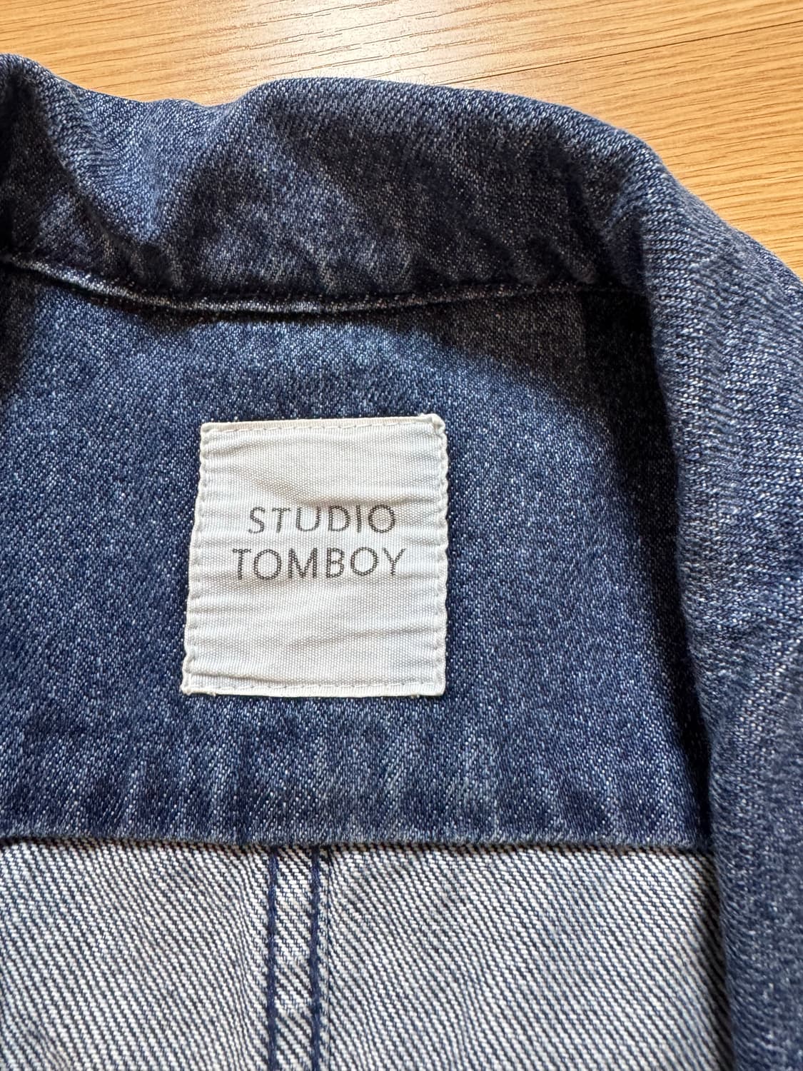 studio tomboy 스튜디오톰보이 더블 데님자켓 상품이미지2