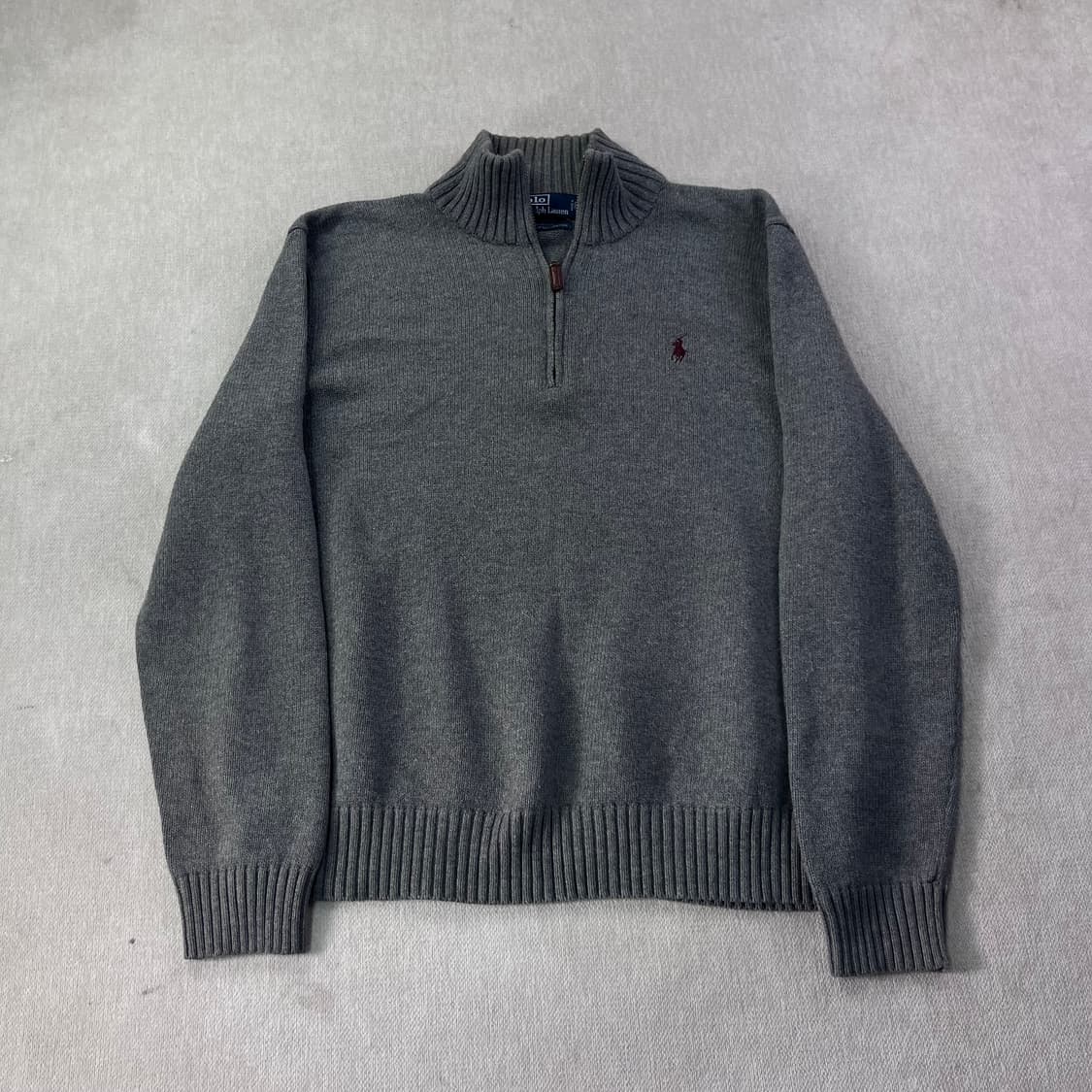 95 폴로랄프로렌 차콜 반집업 니트 상품이미지1