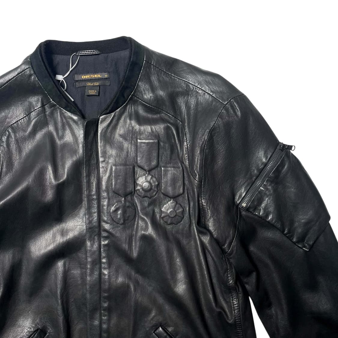 디젤 블랙골드 3 메달 양가죽 자켓 상품이미지5