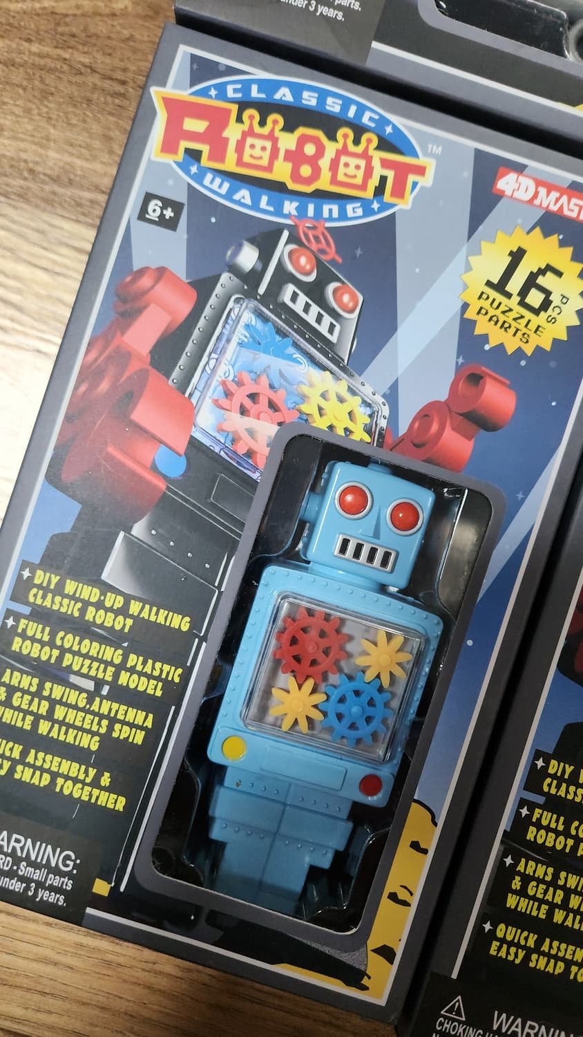 # 빈티지 4D Master 클래식 로봇 워킹 조립 퍼즐 프로모델 로보트 상품이미지5