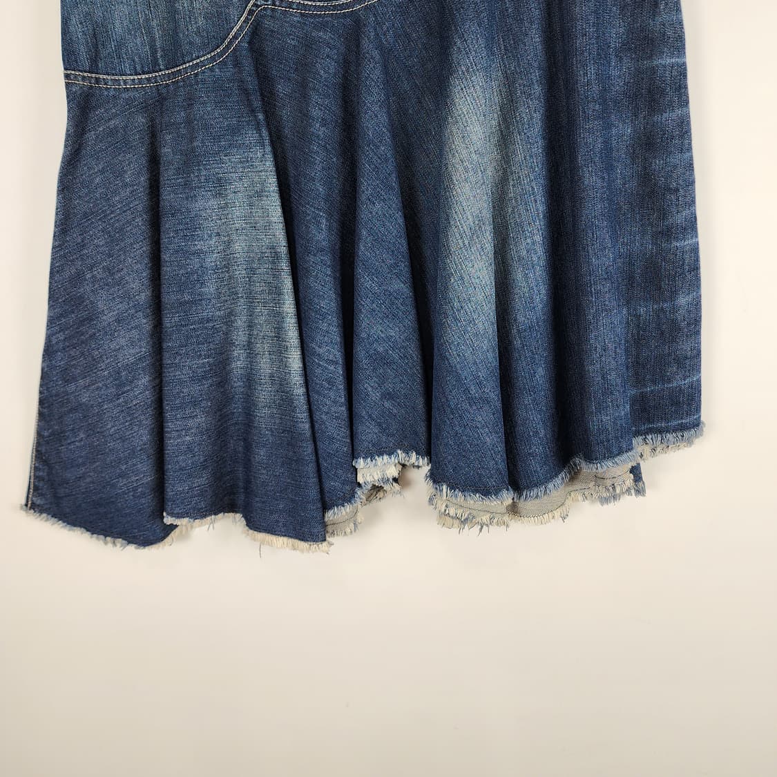 웨스턴 데님 스커트 상품이미지4