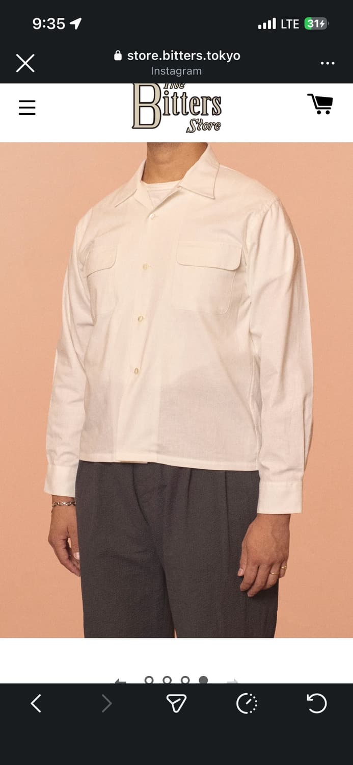 G&F co. 서비스셔츠 화이트 상품이미지2