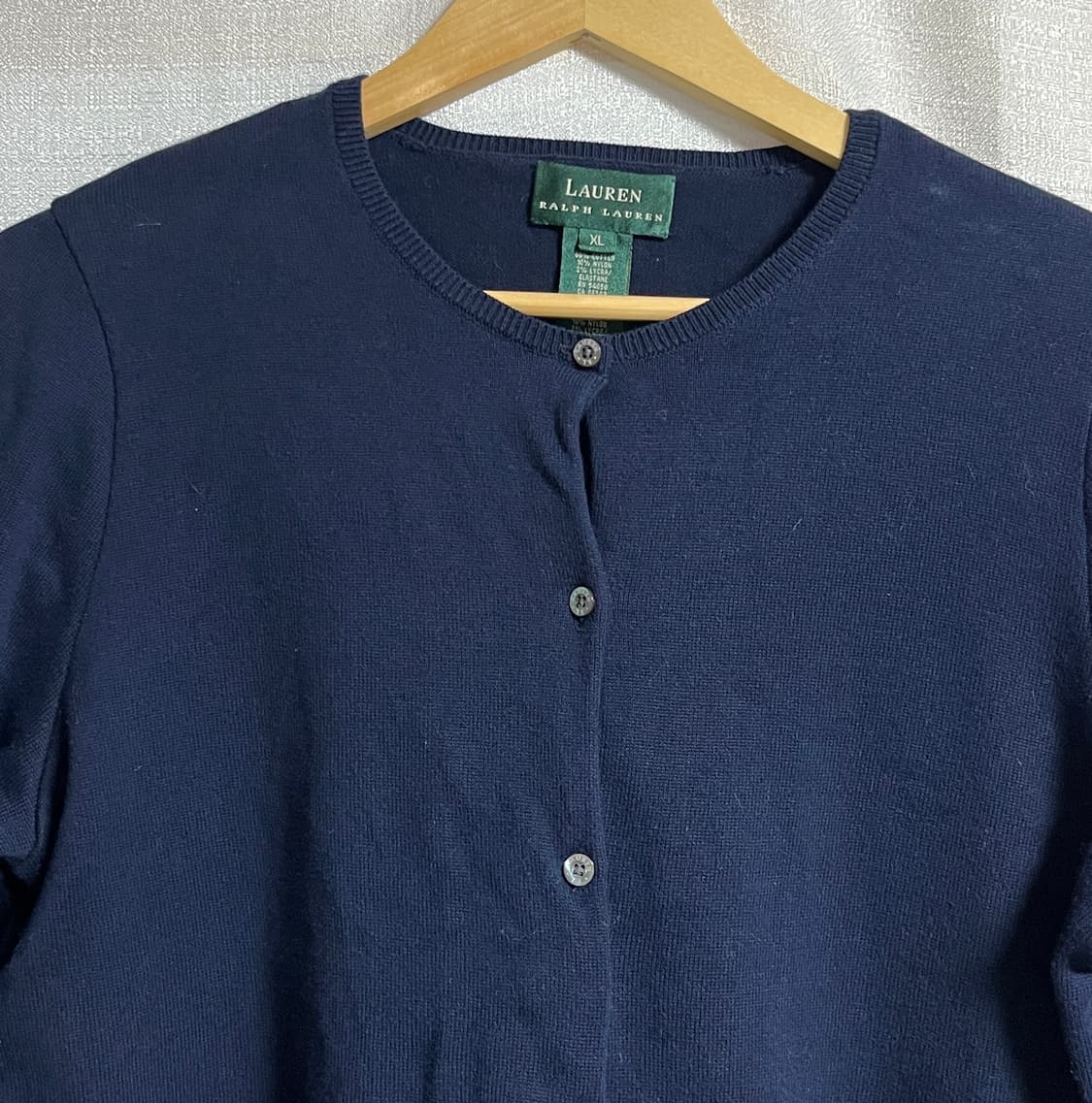 폴로 랄프로렌 U넥 네이비 가디건 XL 상품이미지5
