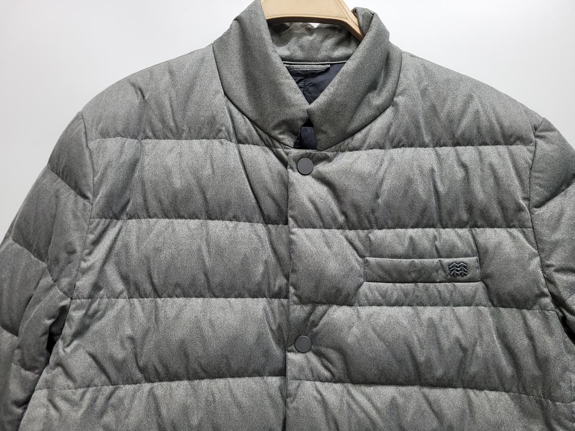 KOLON 코오롱 구스 다운 경량 패딩 자켓 / 남 100 그레이 상품이미지4