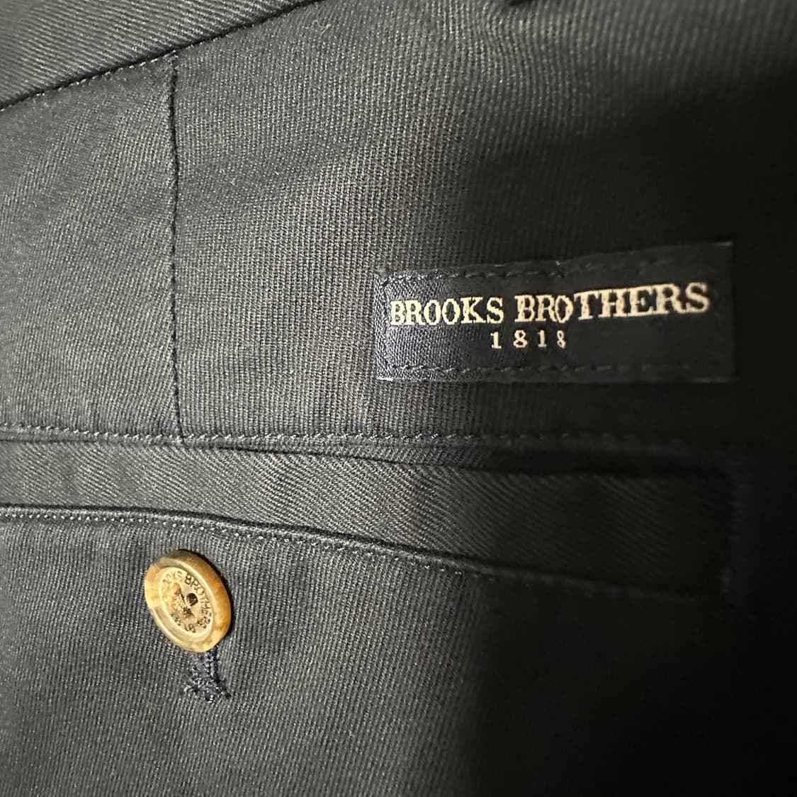 BROOKS BROTHERS chino pants navy 상품이미지3