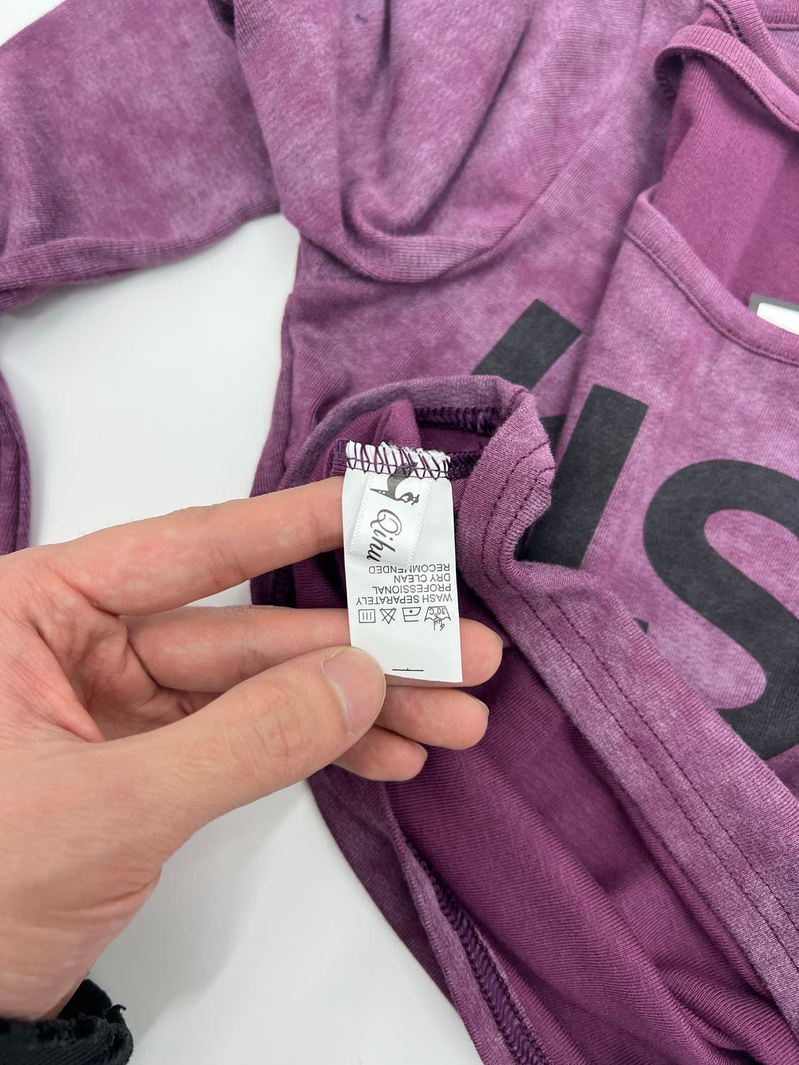 빈티지 크롭 긴팔 티셔츠 상품이미지3