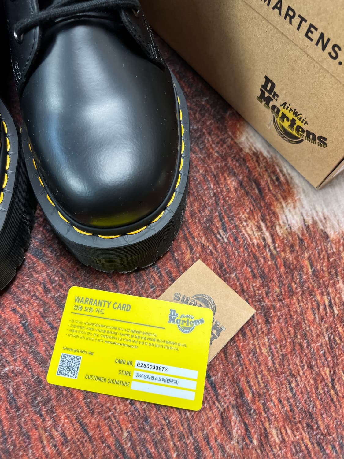 [230] 닥터마틴 제이든 하이 플랫폼 워커 블랙 상품이미지2