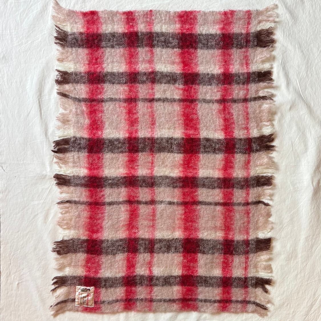 90s 스코틀랜드 Glendevon 울 모헤어 블랭킷 상품이미지5
