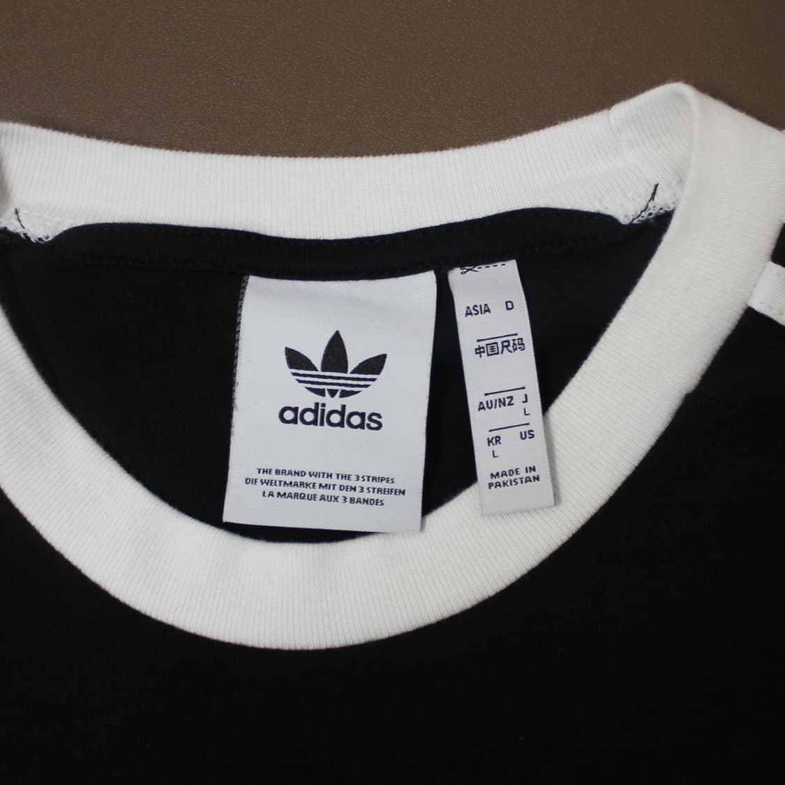 Adidas 아디다스 트레포일 검흰 라운드 반팔 상품이미지3