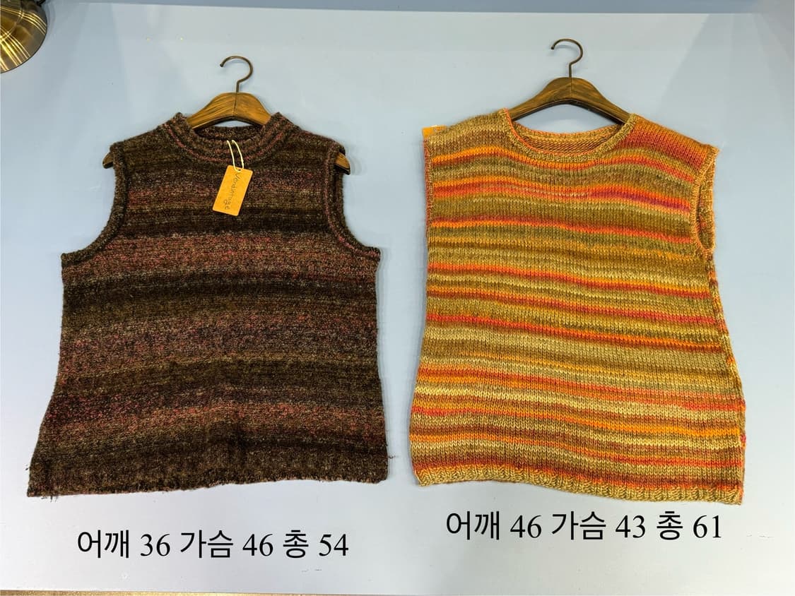 일요일까지만) 니트조끼 일본빈티지 장당7천원 상품이미지2