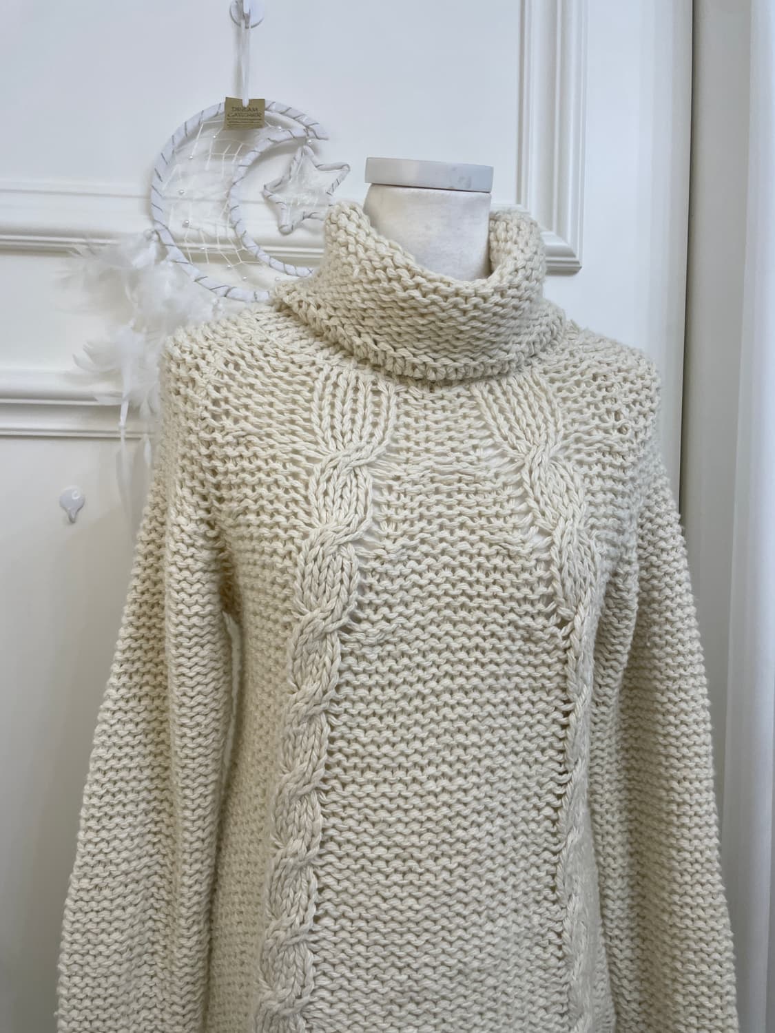 ivory twist turtle-neck sweater top 상품이미지5