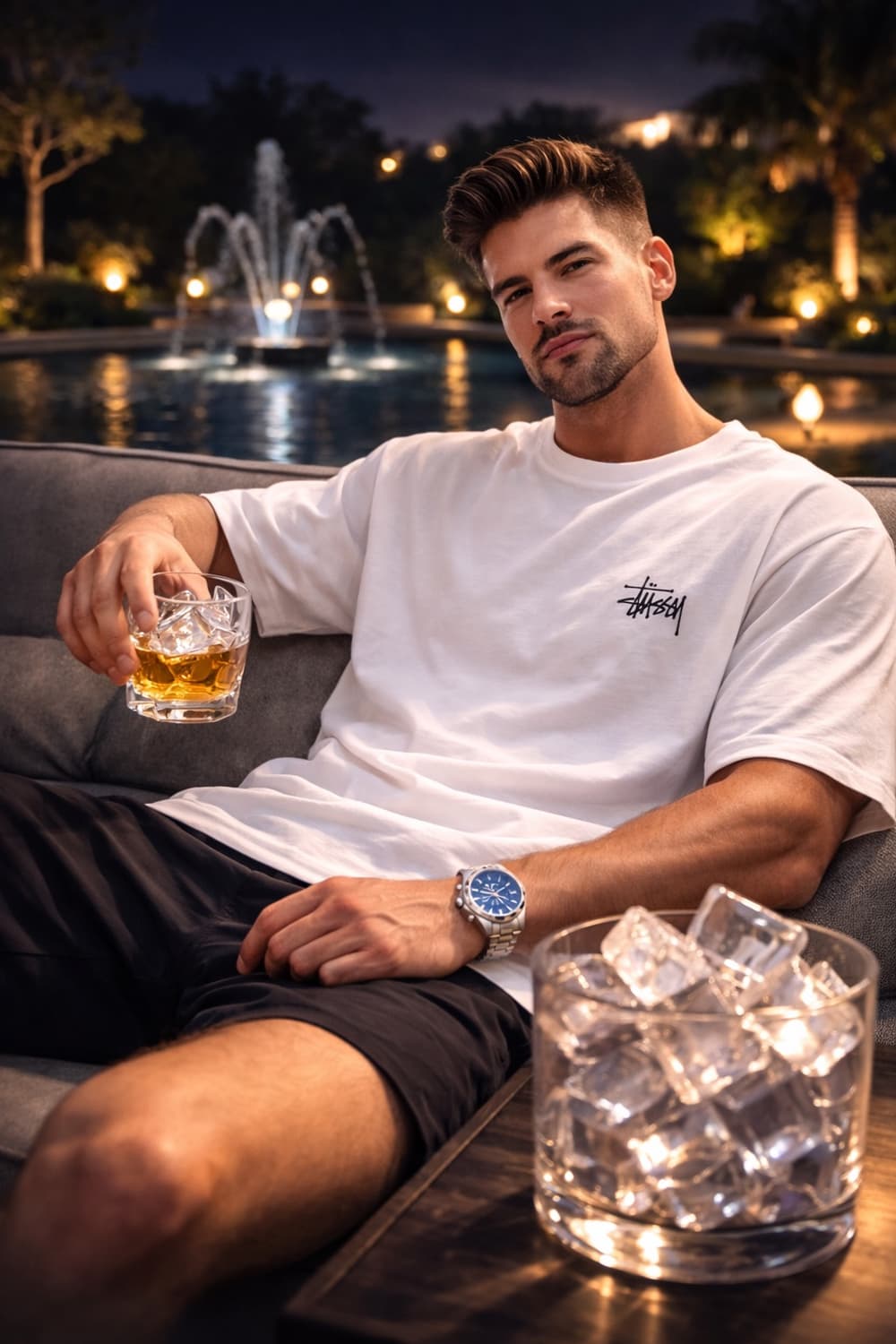 Stüssy 스투시 멜티드 다이스 그래픽 티셔츠 상품이미지2