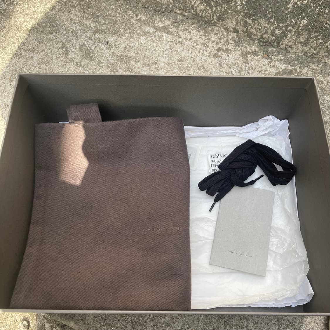 [40] Rick Owens Vintage 레더 스니커즈 (260) 상품이미지7