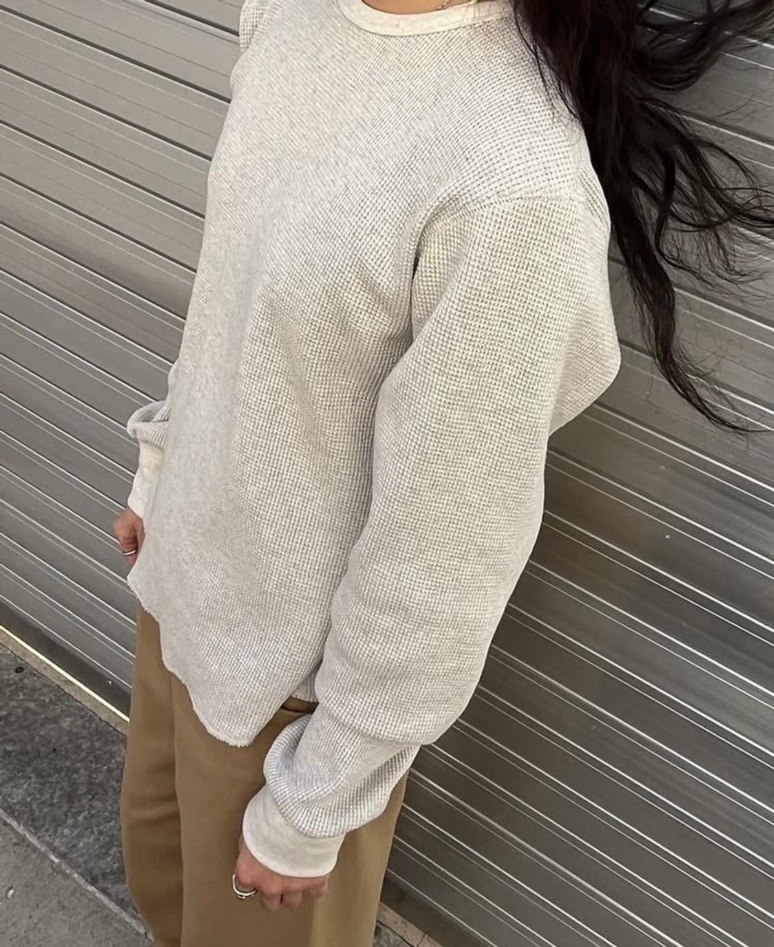 PULA 뿔라 롱슬리브 Waffle Thermal Long Sleeve 상품이미지1