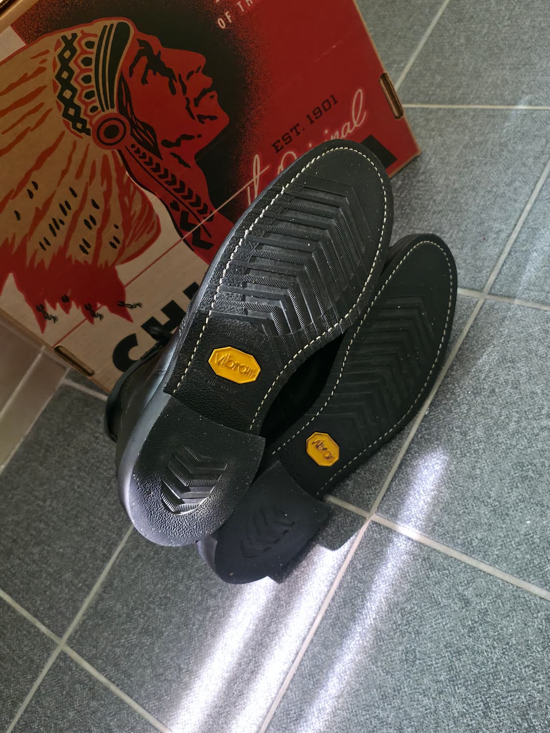 [8D] 치페와 서비스 부츠 6인치 블랙 트루퍼 상품이미지4