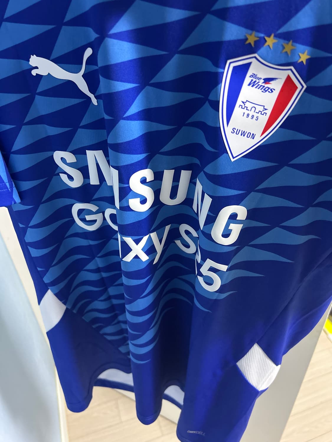 수원삼성 30주년 레트로 홈 유니폼 L 사이즈 상품이미지1