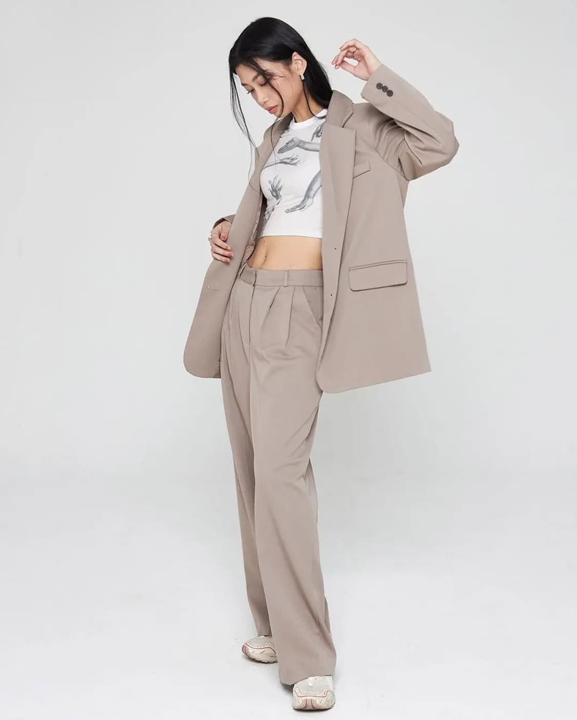 심플리무드 셋업 자켓 슬랙스 상품이미지1