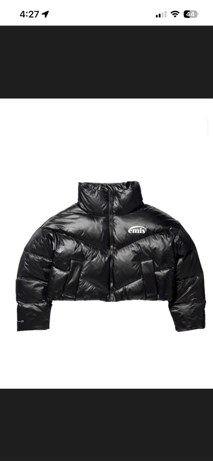 이미스 크롭 패딩 상품이미지1