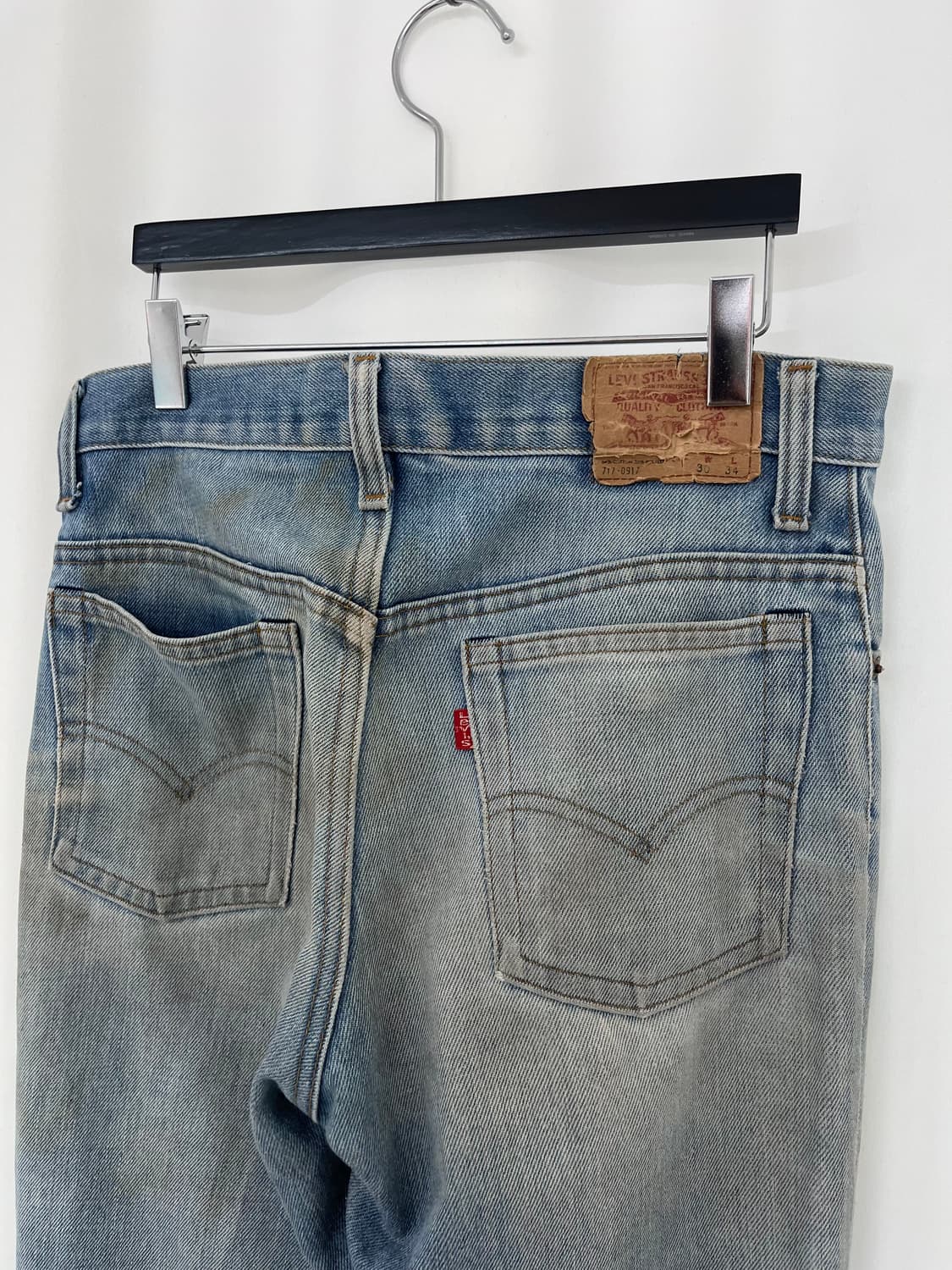 80's Levi's 717 boots cut denim pants 상품이미지5