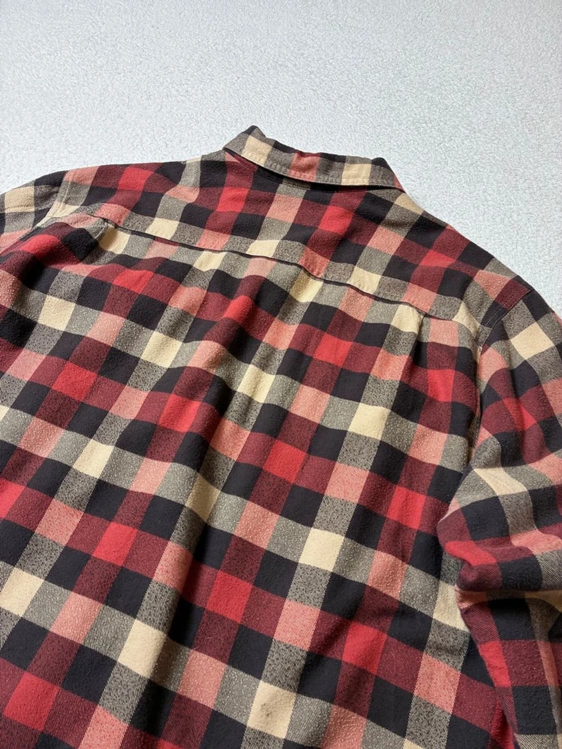 LL Bean 00's 플리스 워크 체크 셔츠 PN7122 상품이미지8