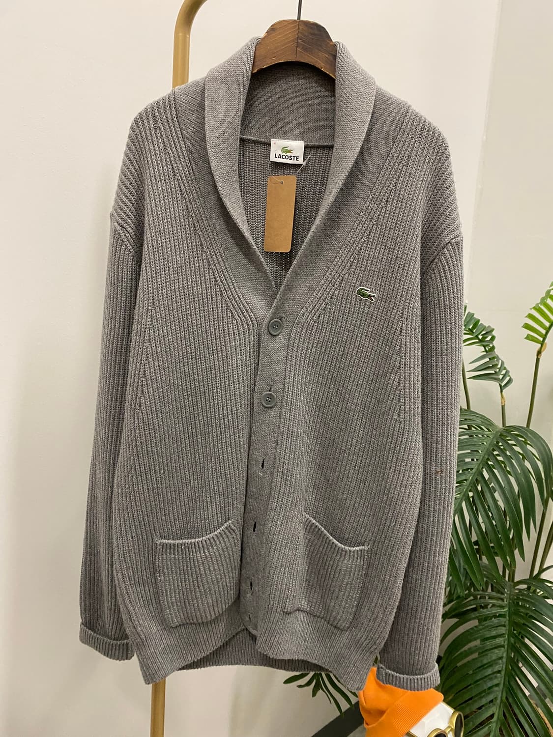 라코스테 숄카라 가디건 상품이미지1