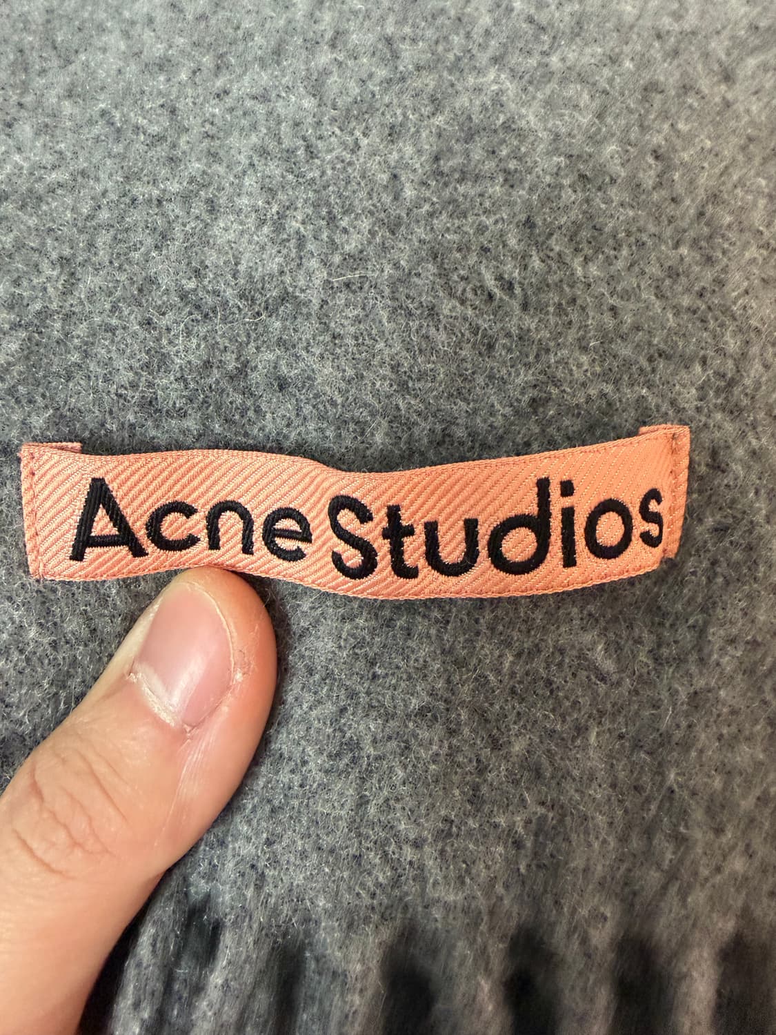 아크네 스튜디오 울 머플러 그레이 상품이미지2