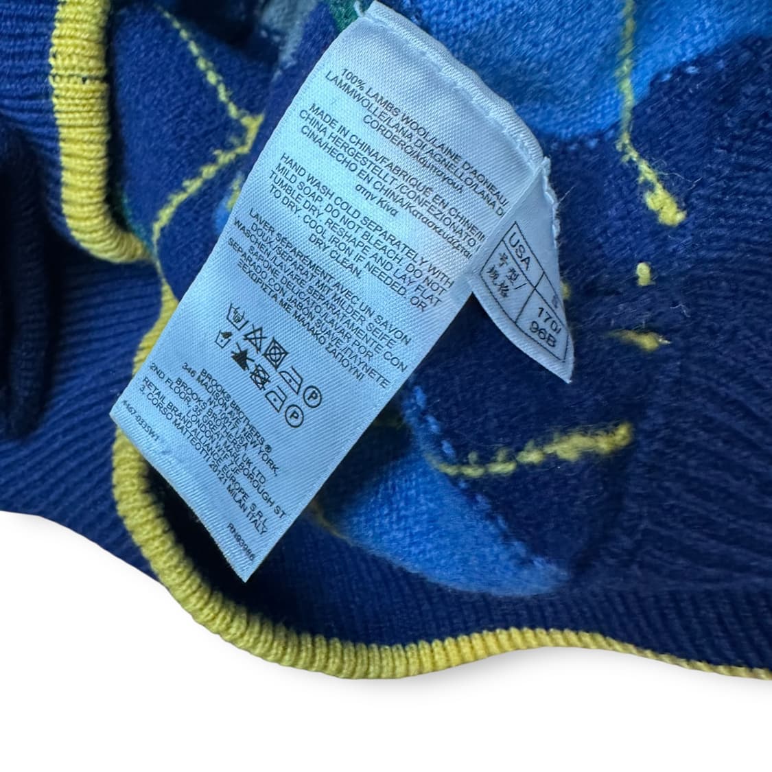 브룩스브라더스 아가일 니트 상품이미지5