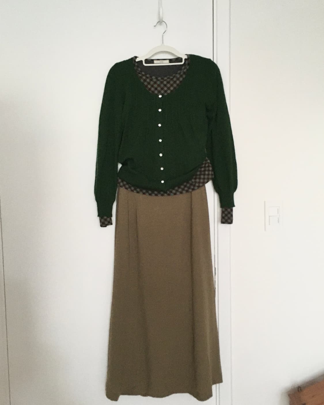 POU DOU DOU Green Cardigan 상품이미지6