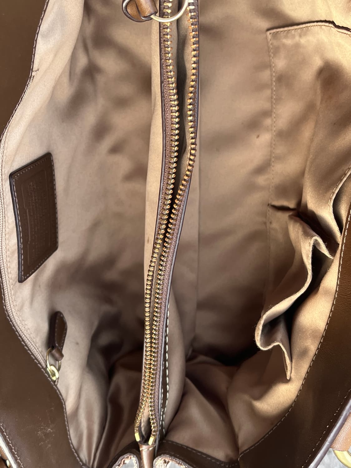 빈티지 코치 패치워크 숄더백 상품이미지7