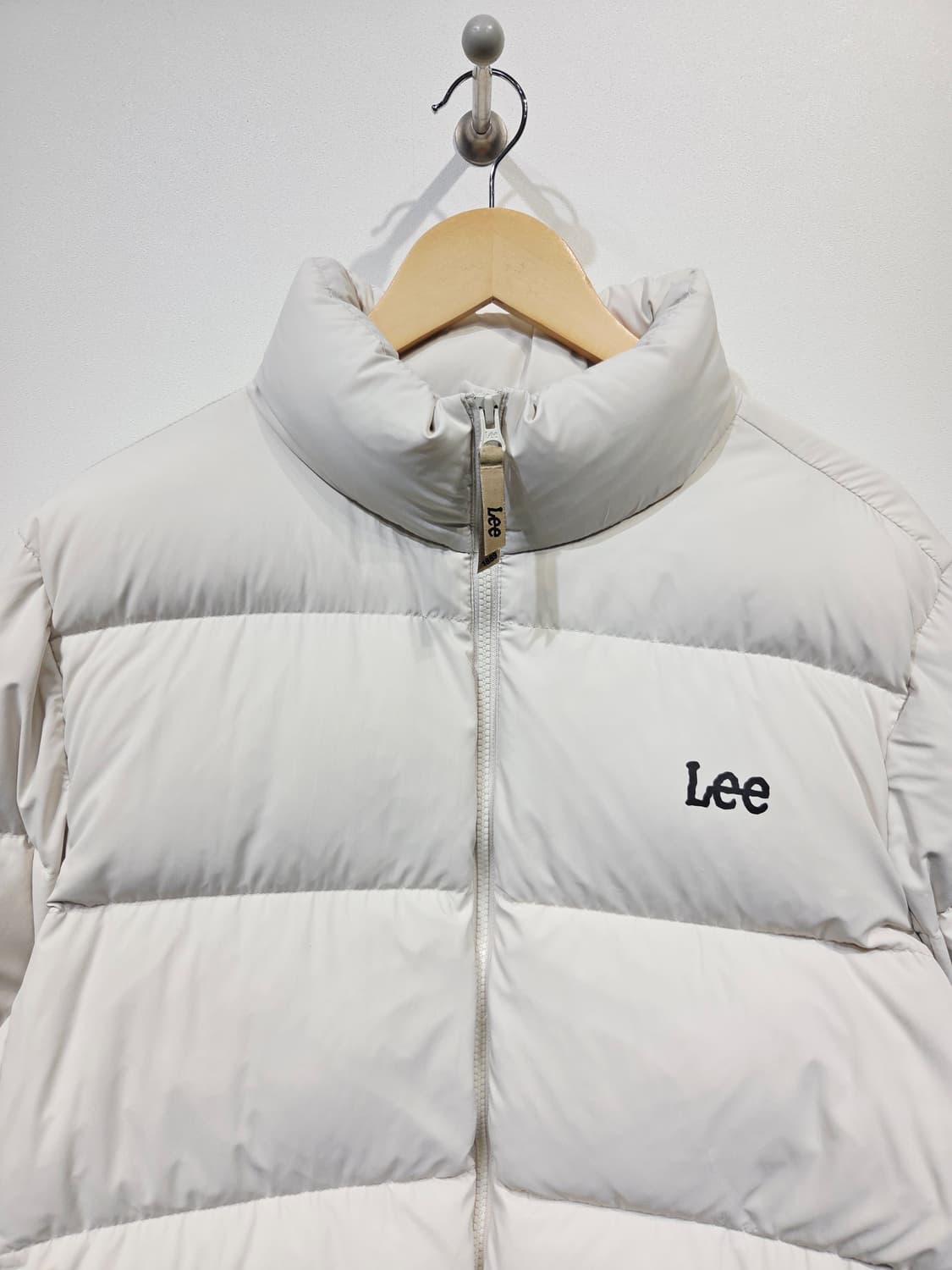 Lee 리 스톰라이더 덕다운 숏패딩 화이트 상품이미지3