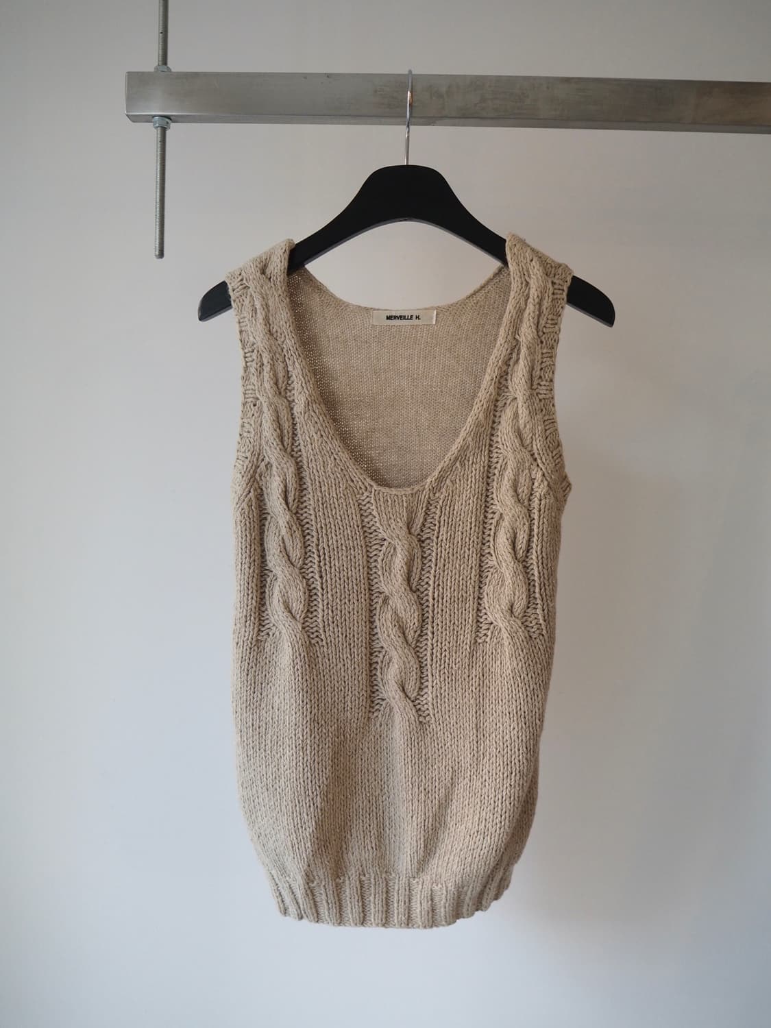 MERVEILLE H. knit vest  상품이미지1