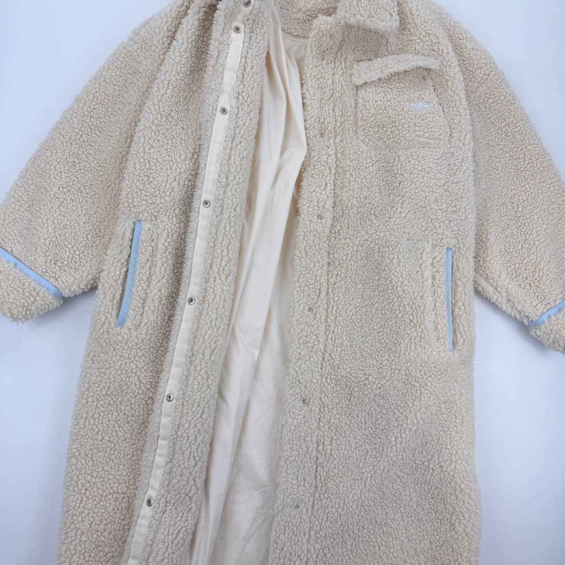 아디다스 아디컬러 쉐르파 롱코트 상품이미지7