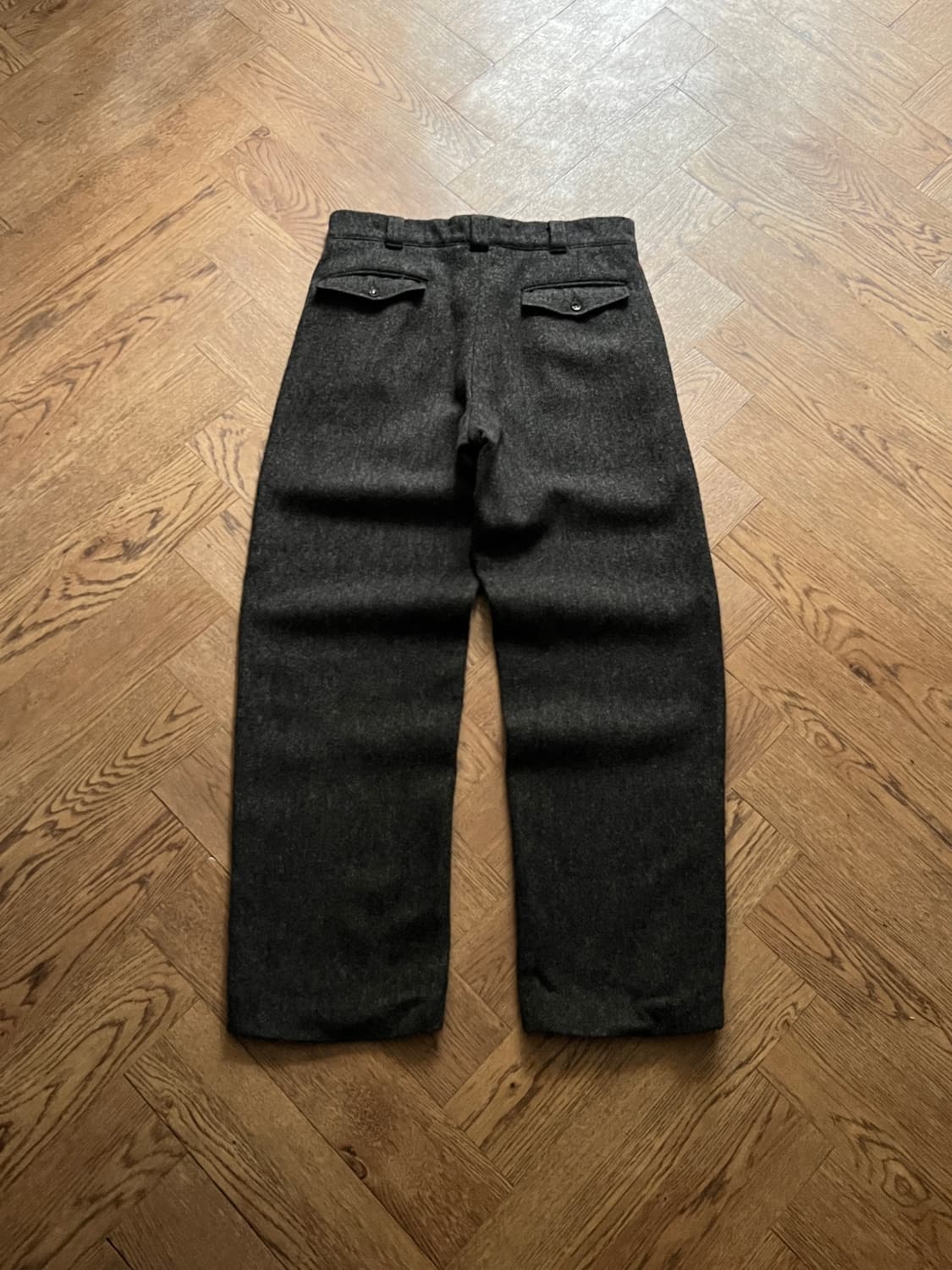 [32]80's 울리치 Made in USA 해링본 울 트라우저 팬츠 상품이미지2